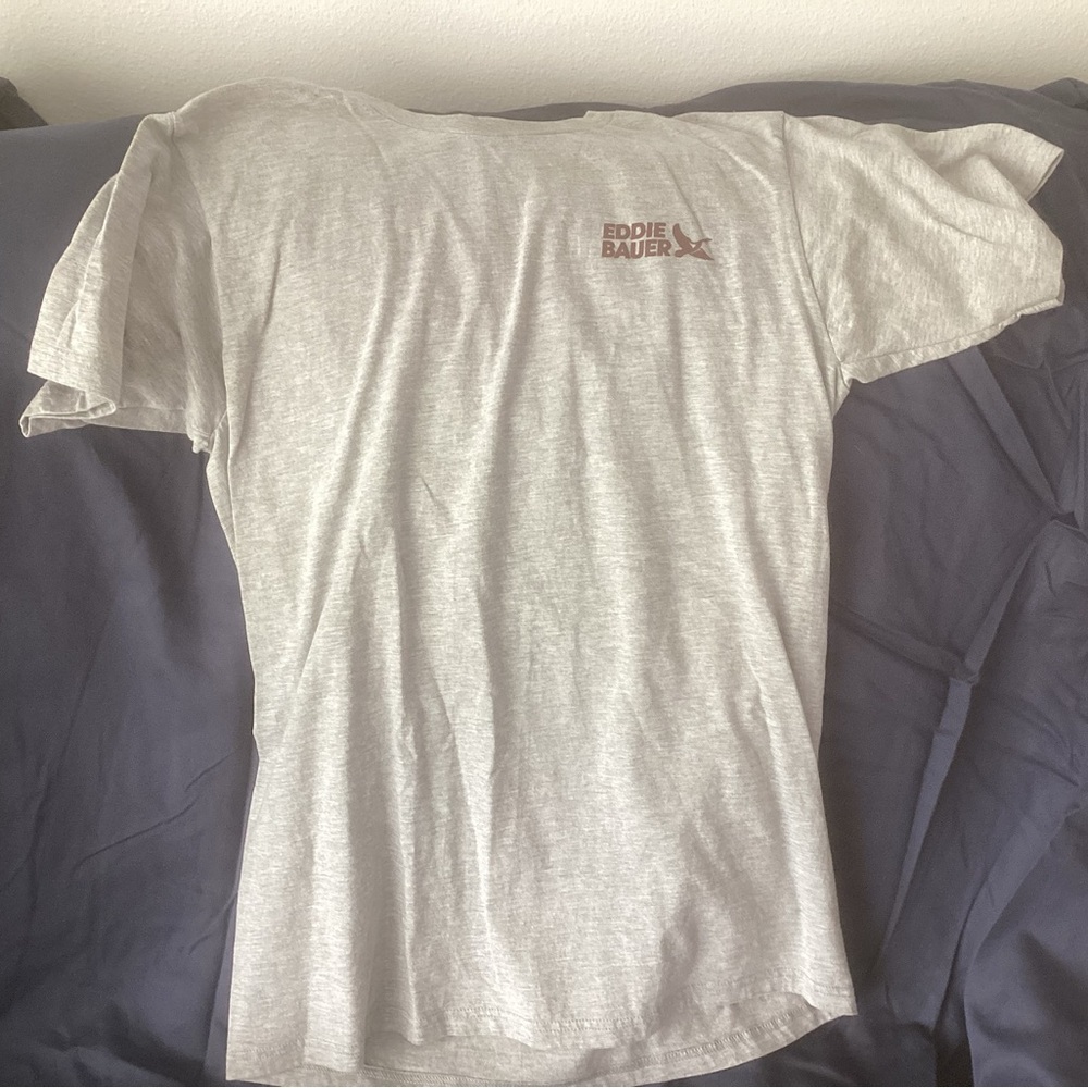 Eddie Bauer Light Gray Men's Tee